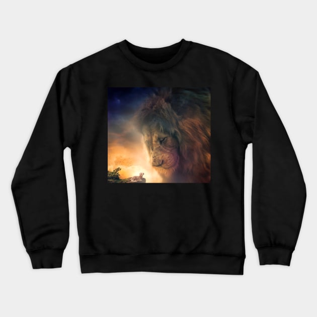 God Saves Crewneck Sweatshirt by Phatpuppy Art